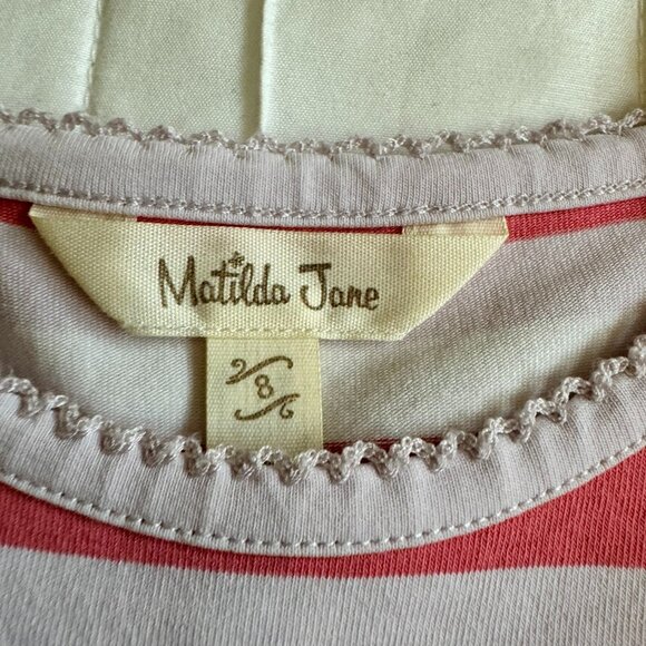 Matilda Jane Clothing Girls Size 8 EUC Pink Gumdrop Dress - Picture 2 of 3
